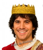 Coroa rei adulto - galão dourado