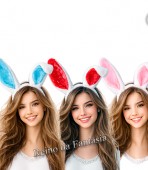 Diadema Coelho Pelúcia BPG