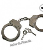 Algemas Policial Prata Metal