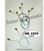 Diadema Bolinha Ouro