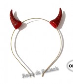 Diadema Diabinha Metal