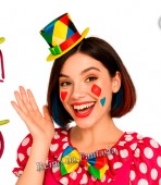 Cartolinha Diadema Palhacinho