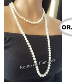 Colar de Pérolas Longo - Melindrosa