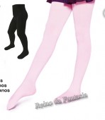 Meia Calça Ballet - branca / preta / rosa