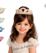 Coroa Diadema de Pérolas