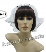 Véu de noiva curto - Branco