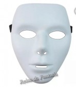 Máscara Rosto Branco Artesanato