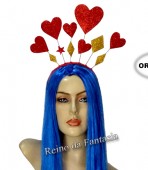 Diadema Carnaval Temático E.V.A. - Corações e Losangos