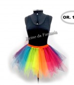 Saia de Tule Carnaval Colorido