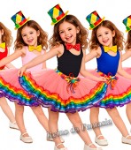 Palhacinha colorida infantil - kit