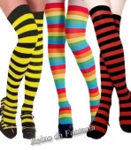 Meia 7/8 Listrada Colorida