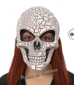 Máscara Caveira Craquelada