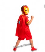 Kit Capa Herói (Capa e Máscara) - Homem de Ferro