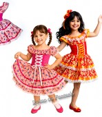 Vestido de Quadrilha Nayara infantil