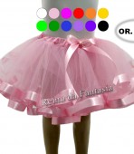 Saia de tule - infantil - fita larga
