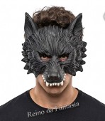 Máscara Lobo Mau (preto)