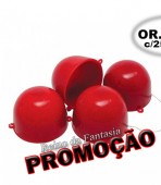 Nariz de Palhaço com Elástico -25 unid.