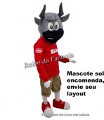 Mascote Touro Kiboi