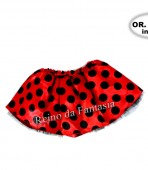 Saia de cetim Joaninha Infantil