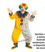 Palhaço Macacão Adulto