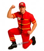 Bombeiro Vermelho Adulto