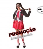 Colegial Zumbi Feminino adulto
